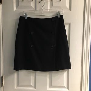 Ann Taylor Black Wool Skirt